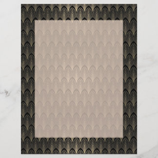 Zwart-gouden kunst Deco