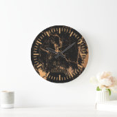 Zwart & Gouden Marmer Grote Klok (Huis)