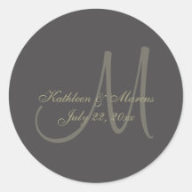 Zwart-gouden monogram