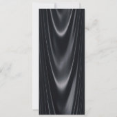 Zwart Gouden Schoen Vrouw Verjaardag Menu Programm Kaart (Achterkant)