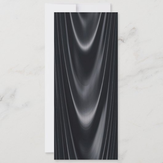 Zwart Gouden Schoen Vrouw Verjaardag Menu Programm Kaart (Achterkant)