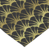 Zwart gouden schuifplanken Classy Deco Scale Korte Tafelloper (Hoek)