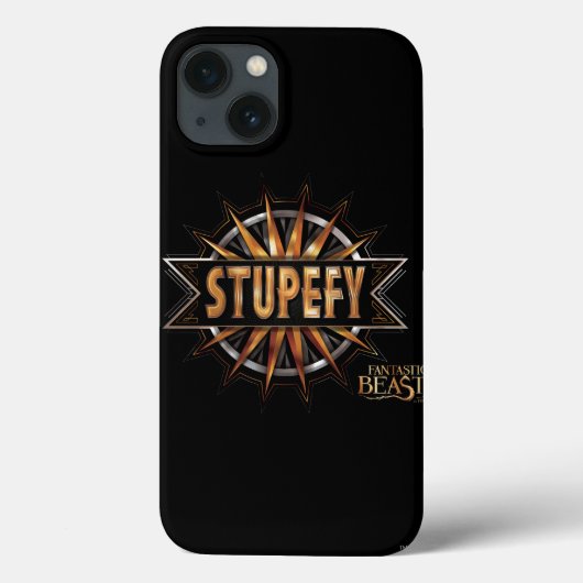 Zwart-gouden spell Afbeelding Case-Mate iPhone Case (Achterkant)