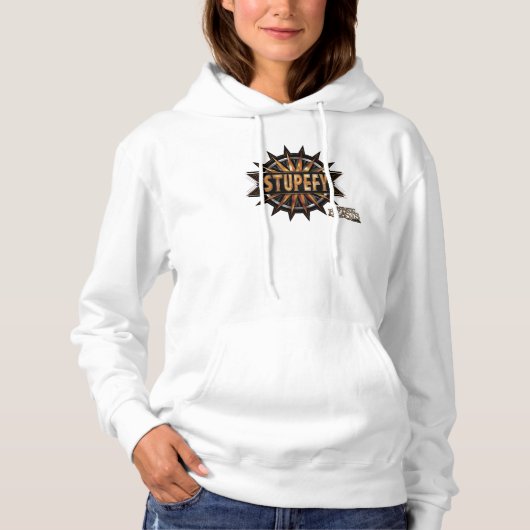 Zwart-gouden spell Afbeelding Hoodie (Voorkant)