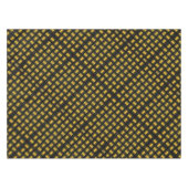 Zwart-gouden tablet tafelkleed (Voorkant (Horizontaal))