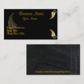 ZWART & GOUDEN VISITEKAARTJE (Voorkant / Achterkant)