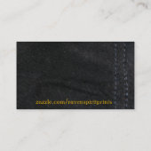 ZWART & GOUDEN VISITEKAARTJE (Achterkant)