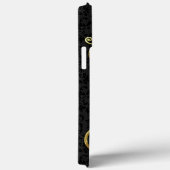 Zwart-gouden vraag Case-Mate iPhone case (Achterkant / Rechts)