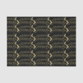 Zwart gouden Waterverf Tissuepapier (Voorkant)