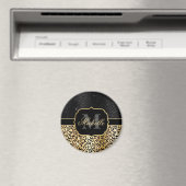 Zwart-goudglitter-luipspuiten en kunstdeco magneet (Insitu (Vaatwasser))