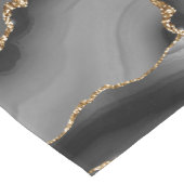 Zwart-goudglitteragaat Medium Tafelloper (Hoek)