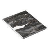 Zwart-goudglitteragaat Notitieblok (Schuin)