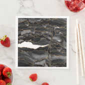 Zwart-goudglitteragaat Servet (Insitu)