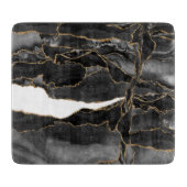 Zwart-goudglitteragaat Snijplank (Voorkant)