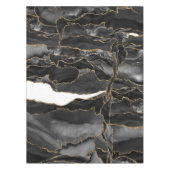 Zwart-goudglitteraglaat Tafelkleed (Voorkant)