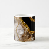 Zwart-goudgrijs Glitter Koffiemok (Center)