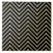 Zwart-goudkunstdeco Tegeltje (Voorkant)