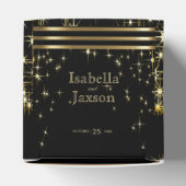 Zwart & goudlampen met balken bedankdoosjes (Bovenkant)