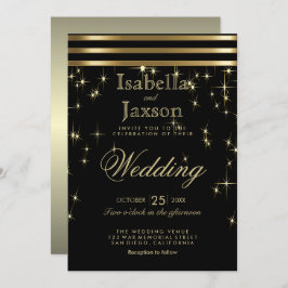 Zwart & goudlampen met balken kaart