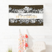 Zwart-goudluxe, speciaal aangepast 50 en geweldig spandoek (Insitu)