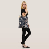 Zwart/goudmarmer Tas (Op model)