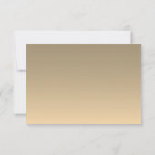 Zwart goudrepetitief diner kaart (Achterkant)