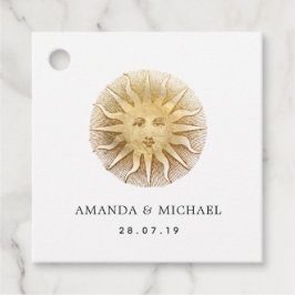 Zwart-goudVintage Bedankjes Labels