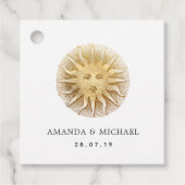 Zwart-goudVintage Bedankjes Labels (Voorkant)