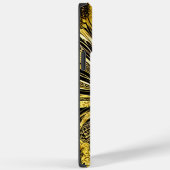 Zwart-goudvlinder Persoonlijke naam Case-Mate iPhone Case (Achterkant / Rechts)