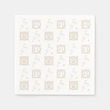 Zwart & goudzodiaal Leo Astrology Star Sign Square