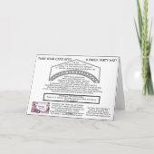 Zwart Graduation Cap Klasse 2025 Afstuderen Pet / Kaart (Achterkant)