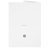 Zwart Graident Christmas Kaart - Opvouwbaar (Achterkant)