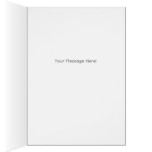 Zwart Graident Christmas Kaart - Opvouwbaar (Binnen (Rechts))