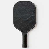 Zwart graniet steen pickleball paddle (Voorkant)