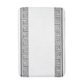 Zwart Grieks Frieze Design Badmat (Voorkant Verticaal)
