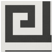 Zwart Grieks sleutelpatroon Stof (Close Up)