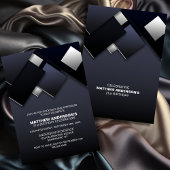 Zwart Grijs 21e Cocktail Verjaardagsfeestje Kaart