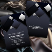 Zwart Grijs 60e Cocktail Verjaardagsfeestje Kaart