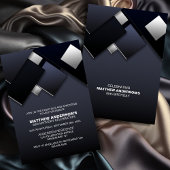 Zwart Grijs 65e Cocktail Verjaardagsfeestje Kaart