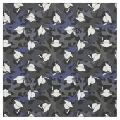 Zwart Grijs Blauw Camo Pattern Afstuderen Stof (Swatch)
