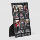 Zwart-grijs buffels Aangepast 9 Foto Fotoplaat (Zijkant)