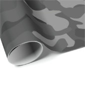 ZWART & GRIJS CAMO CADEAUPAPIER (Rol Hoek)