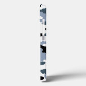 Zwart-grijs Camo Case-Mate iPhone Case (Achterkant / Links)