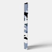 Zwart-grijs Camo Case-Mate iPhone Case (Achterkant / Rechts)