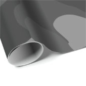 Zwart & Grijs Camo inpakpapier, geschenkpapier ges Cadeaupapier (Rol Hoek)