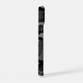 Zwart Grijs Camo iPhone 15 Case (Rechterkant)