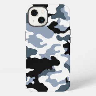 Zwart & Grijs Camo iPhone 13 Hoesje