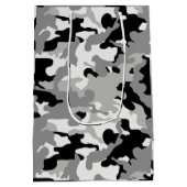 Zwart-grijs Camo Medium Cadeauzakje (Achterkant)