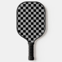 Zwart + Grijs Check Checkerboard Patroon