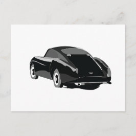Zwart Grijs Classic Car Briefkaart